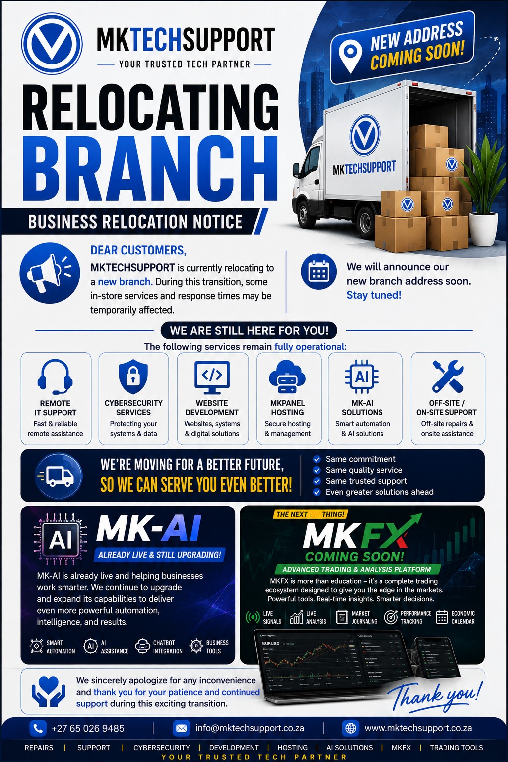 RELOCATING BRANCH